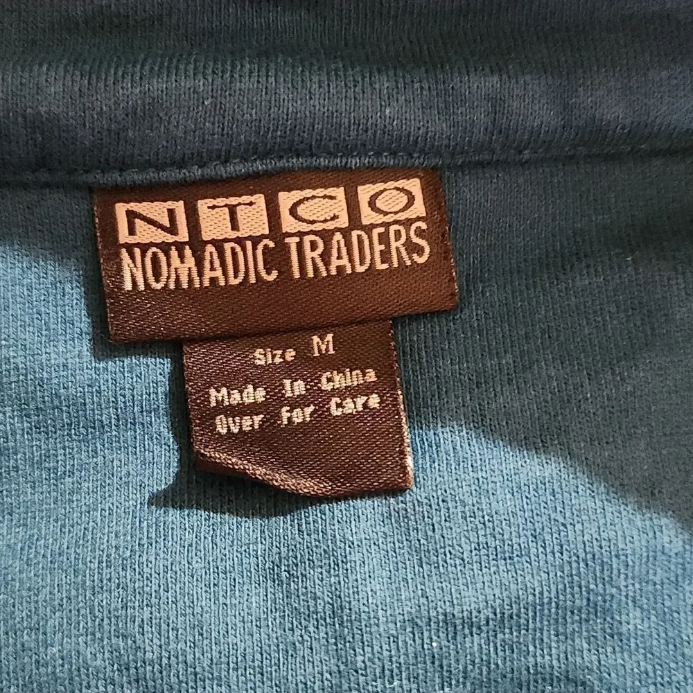 Nomadic Traders Blue Quarter Zip (M) - Picture 6 of 7